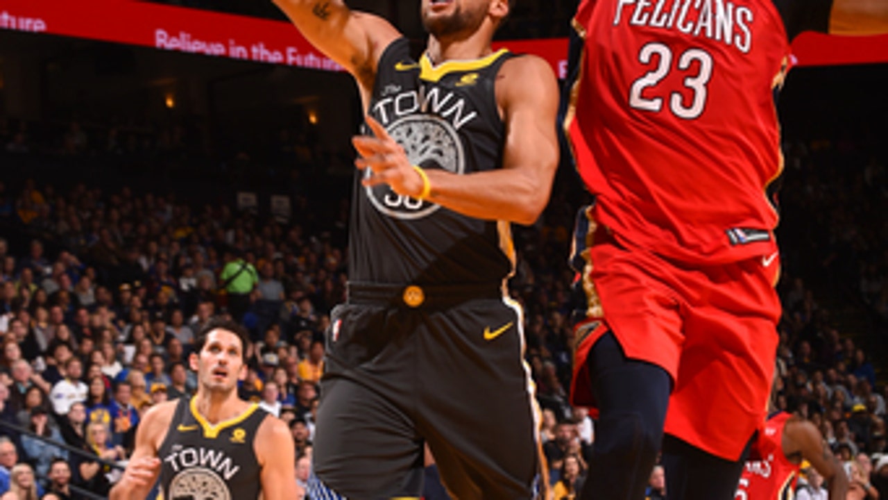 Curry shakes off rugged start to lead Warriors past Pelicans (Nov 25, 2017)